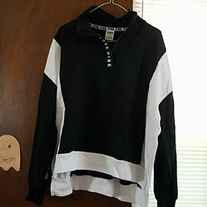 PINK quarter zip sweatshirt